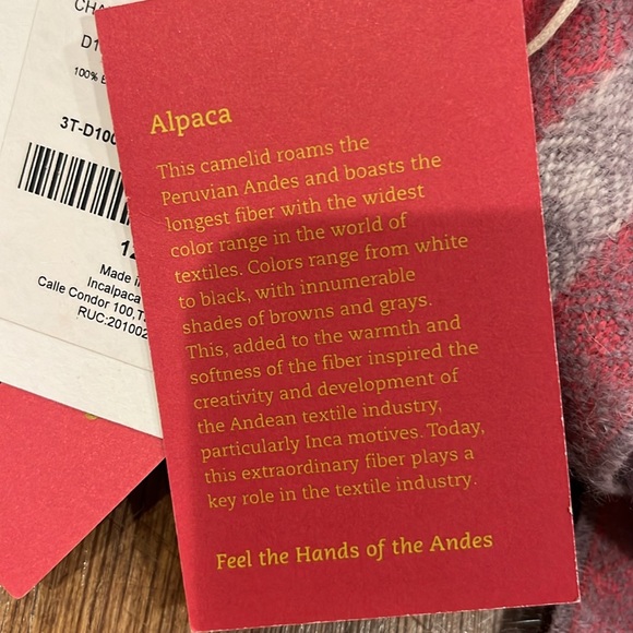 KUNA 100%Alpaca from Peru scarf - Picture 9 of 10